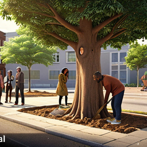 Home 6 **
A diverse group of people collaborating on a local community project, perhaps planting trees or designing a public space. Focus on the feeling of positive impact and community engagement. Style: realistic, warm lighting. Keywords: community, local government, project, collaboration, impact, improvement.
**